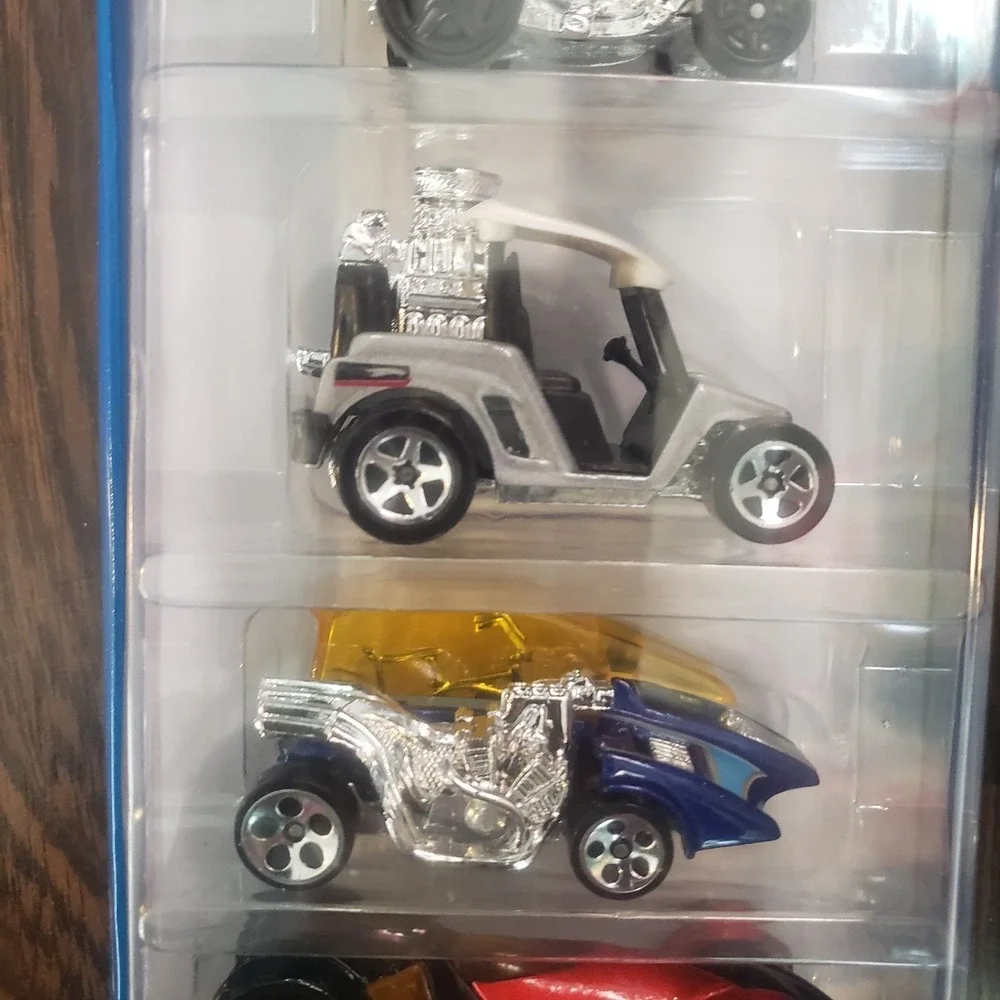 Hot Wheels Crazy Cars 5-Pack Die-Cast Toy Vehicles Set 1:64 Scale New